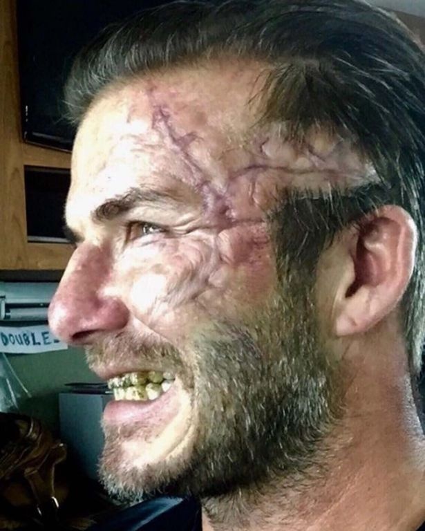 Beckham tạo hình gây sốc khi đóng phim ảnh 1 Beckham tao hinh gay soc khi dong phim anh 1