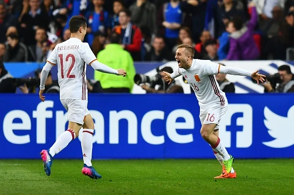 Phap thua Tay Ban Nha 0-2 anh 8