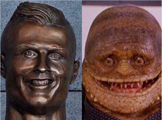 Nha dieu khac giai thich ve buc tuong Ronaldo 'phien ban loi' hinh anh