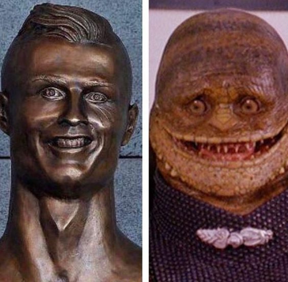 Nhà điêu khắc giải thích về bức tượng Ronaldo ảnh 2 Nha dieu khac giai thich ve buc tuong Ronaldo anh 2