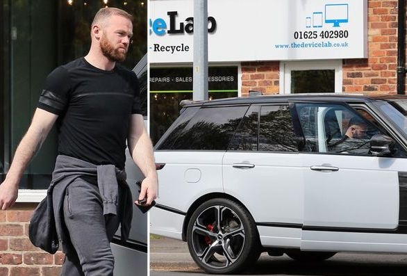 Khong duoc ra san, Rooney 'dot tien' cho xe sang moi hinh anh