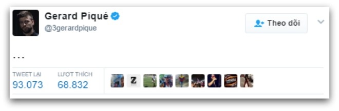 Pique 'cạn lời' với cú hat-trick của Ronaldo ảnh 1 Pique 'can loi' voi cu hat-trick cua Ronaldo anh 1