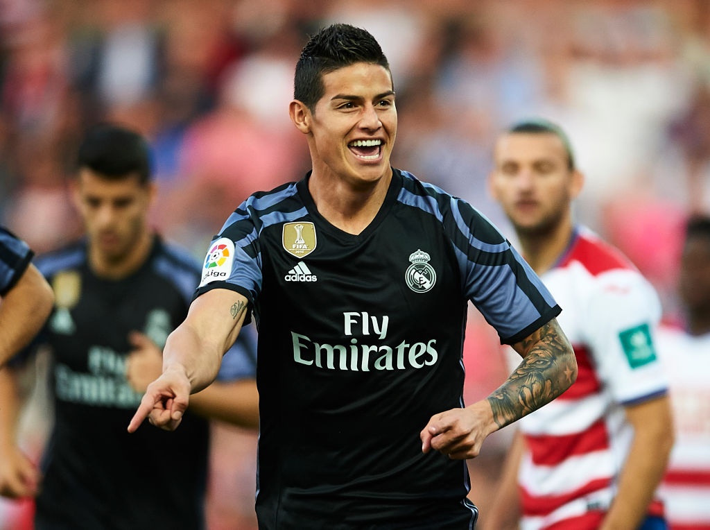 James,  Morata lap cu dup giup Real bam duoi anh 2