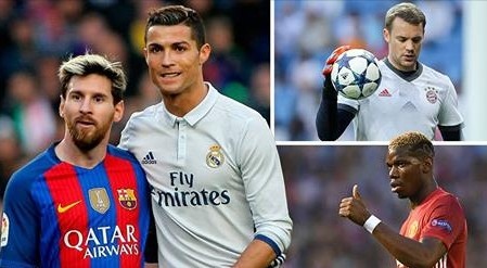 Pogba loai Kante khoi doi hinh hay nhat chau Au mua nay hinh anh