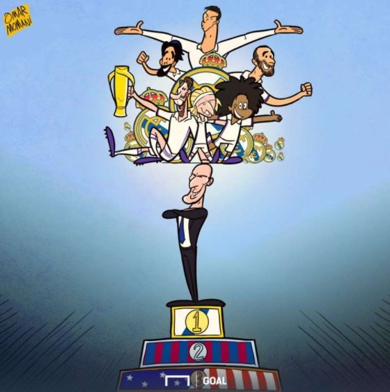 Hi hoa Mourinho lai xe buyt cho cu an 3 anh 4