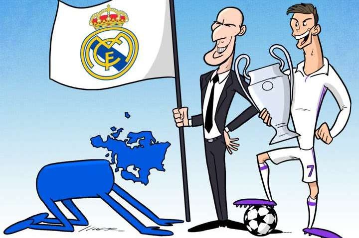 Hi hoa chau Au quy goi truoc nha vo dich Ronaldo, Zidane hinh anh
