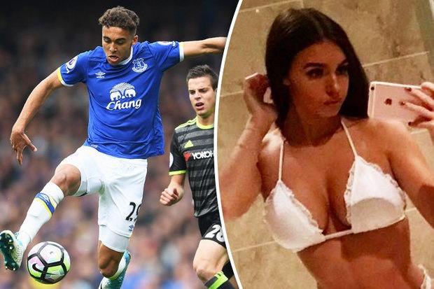 Sao tre Everton noi tieng nho ban gai quyen ru hinh anh