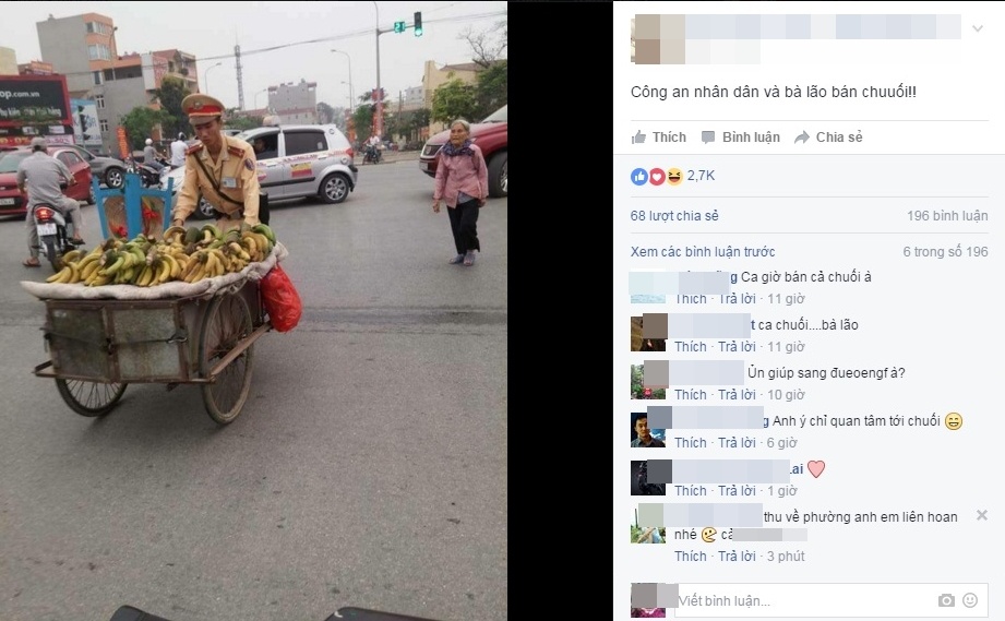 hinh anh xuc dong ve CSGT anh 1