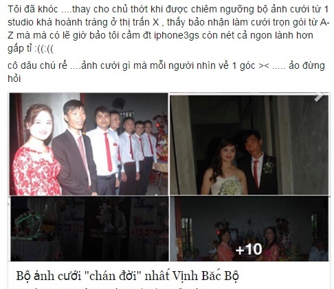 Dân mạng chia sẻ ảnh cưới  ảnh 1 Dan mang chia se anh cuoi anh 1