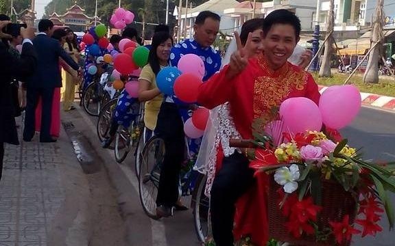 Man don dau bang xe dap doc dao tai Tay Ninh hinh anh