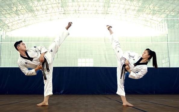 Man nhay rap Taekwondo khien nhieu nguoi thich thu hinh anh
