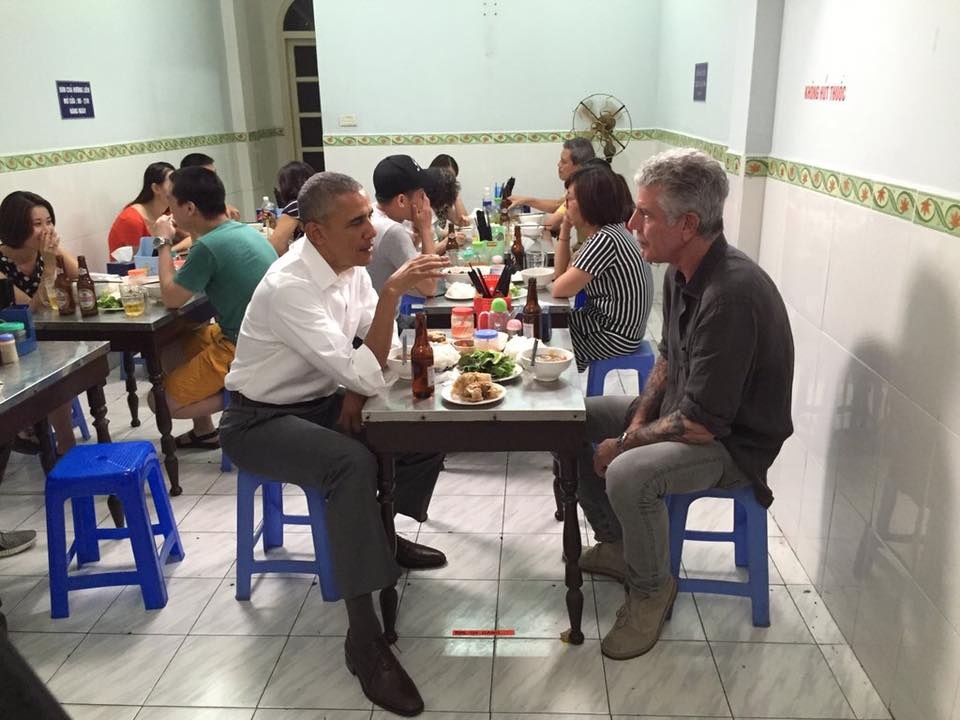 Tổng thống Obama ăn bún chả ảnh 2 Tong thong Obama an bun cha anh 2