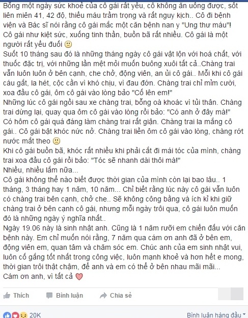 chuyện tình của cô gái ung thư máu ảnh 1 chuyen tinh cua co gai ung thu mau anh 1