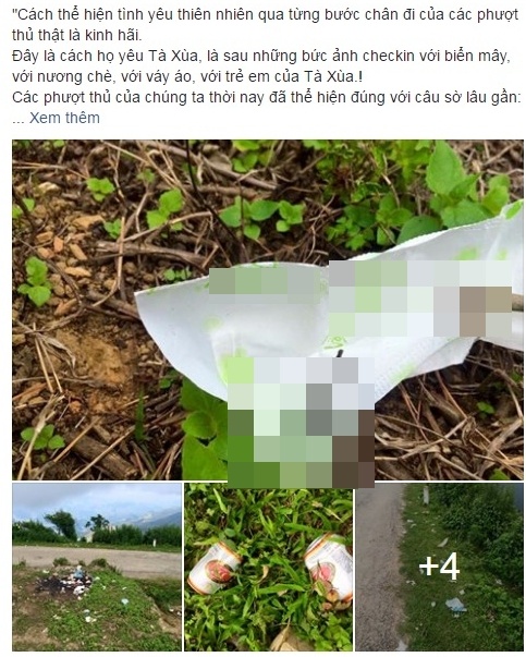 phượt thủ xả rác bừa bãi ảnh 1 phuot thu xa rac bua bai anh 1