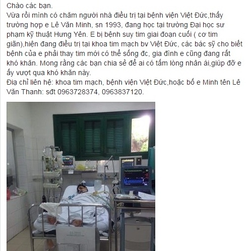 9X bị bệnh tim nguy cấp ảnh 1 9X bi benh tim nguy cap anh 1