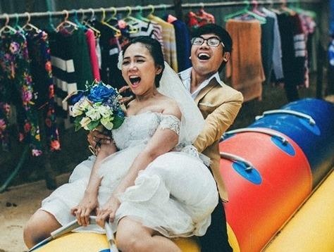 Anh cuoi 'cuoi tha ga', tao dang hai huoc cua cap 9X Sai Gon hinh anh