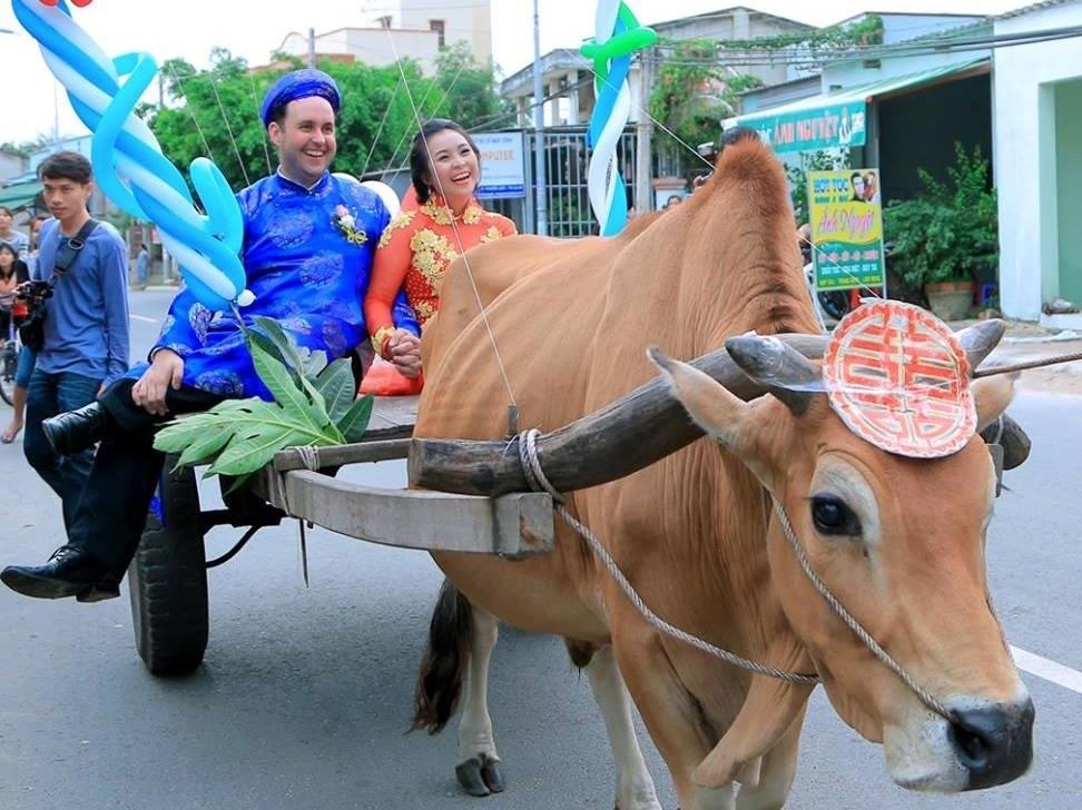 Chang re Tay ruoc dau bang xe bo tai Binh Thuan hinh anh