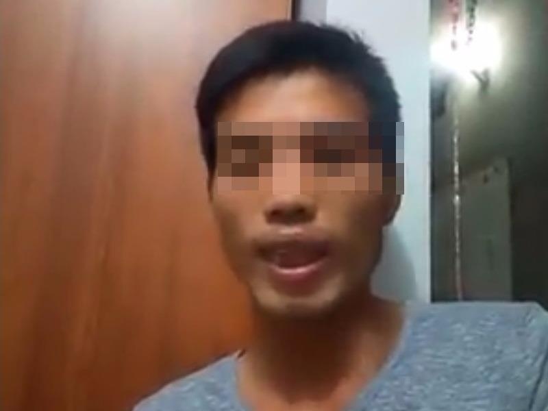 Vo om tien theo trai, chong quay clip khuyen quay ve hinh anh