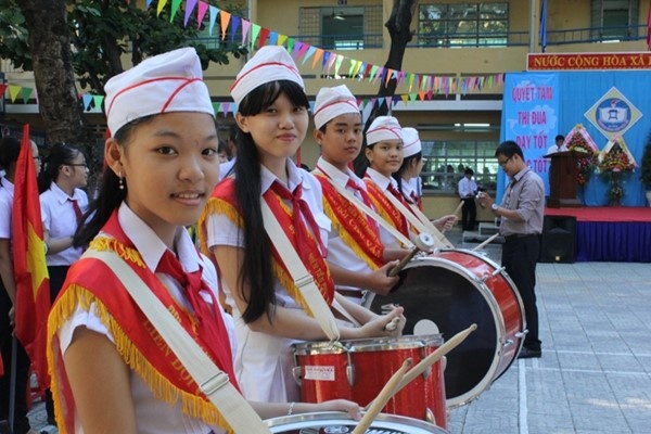 Lễ khai giảng tại Đà Nẵng ảnh 1 Le khai giang tai Da Nang anh 1