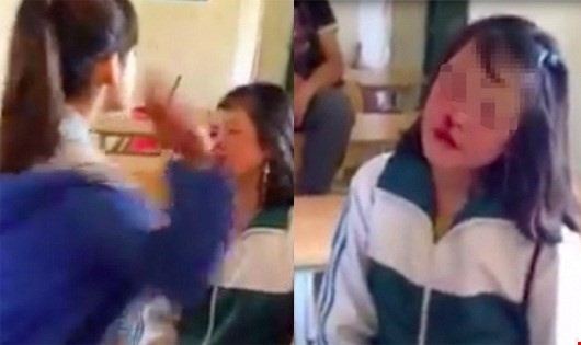 nam sinh tat ban hoc nu ngay trong lop anh 1