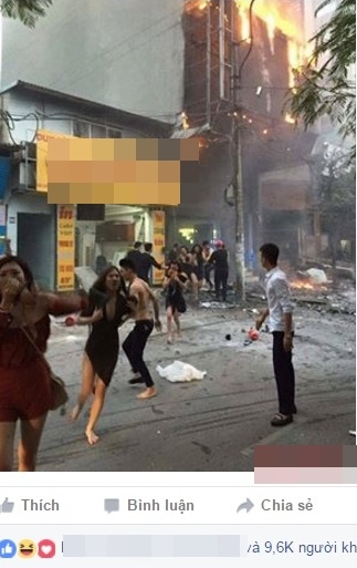 cháy quán karaoke tại Nguyễn Khang ảnh 1 chay quan karaoke tai Nguyen Khang anh 1