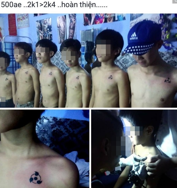 học sinh cấp 2 đi xăm hình ảnh 1 hoc sinh cap 2 di xam hinh anh 1