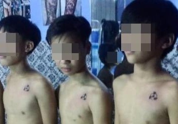 Hoc sinh cap 2 ru nhau xam hinh: Hau qua kho luong hinh anh