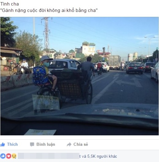 Buc anh tinh cha con gay xuc dong anh 1