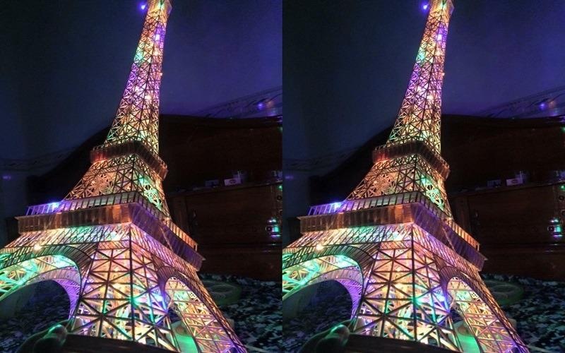 9X An Giang lam thap Eiffel phat sang tu 70.000 que tam tre hinh anh