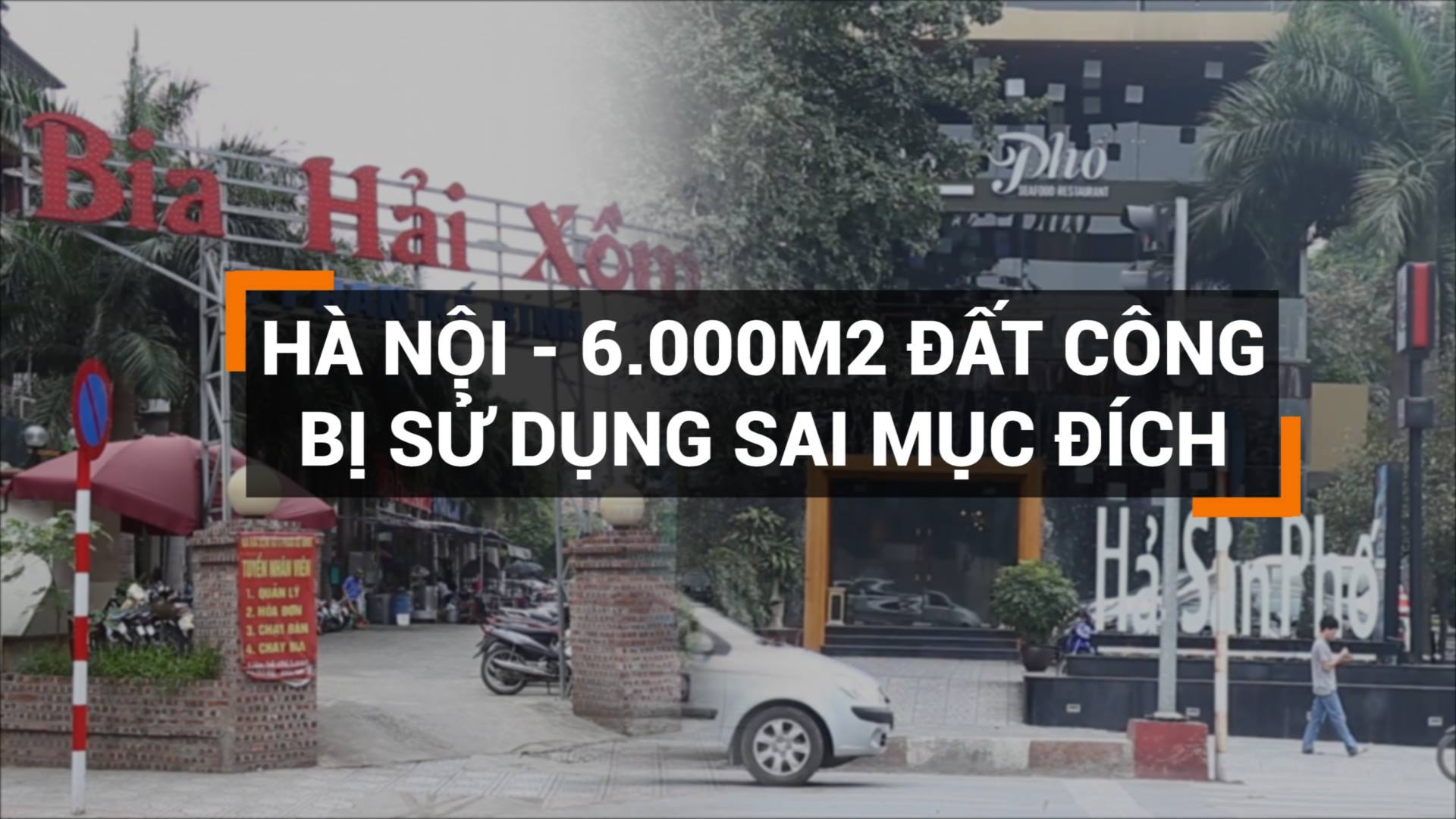 Xe dat cong kinh doanh hai san, bia hoi hinh anh