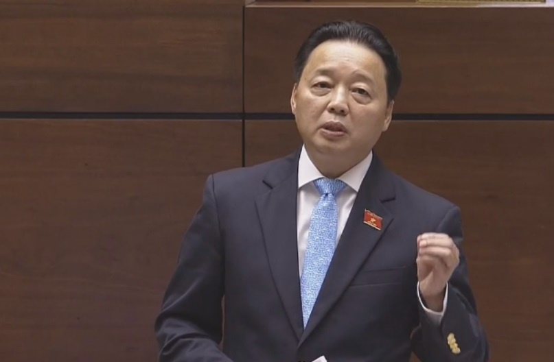 Bo truong Tran Hong Ha noi ve nguy co o nhiem hat nhan tu bien gioi hinh anh