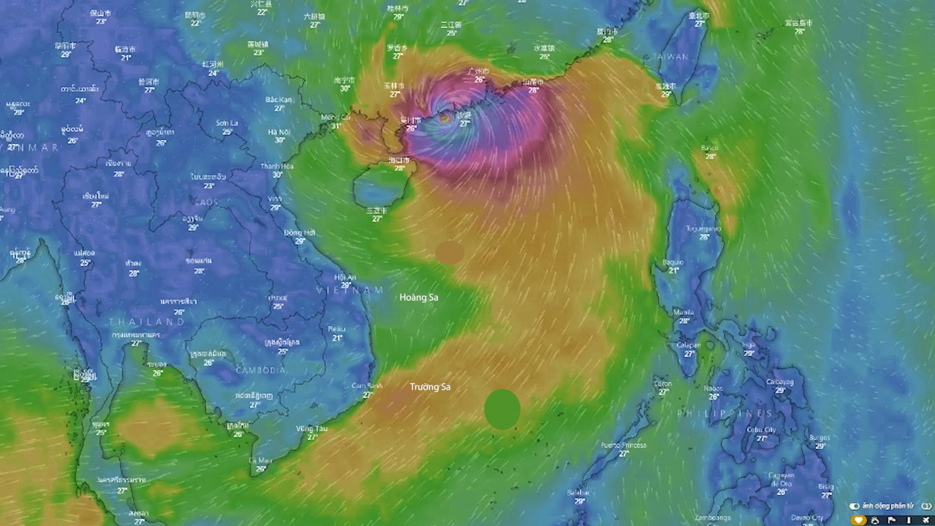Du bao ngay 15/9 ve duong di cua sieu bao Mangkhut hinh anh