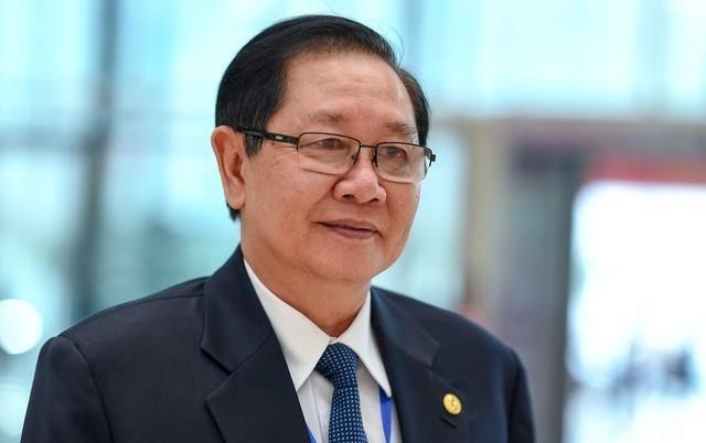 Chat van Bo truong Noi vu Le Vinh Tan hinh anh