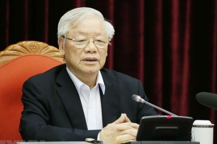 Toan van bai phat bieu be mac Hoi nghi Trung uong 12 cua Tong Bi thu hinh anh