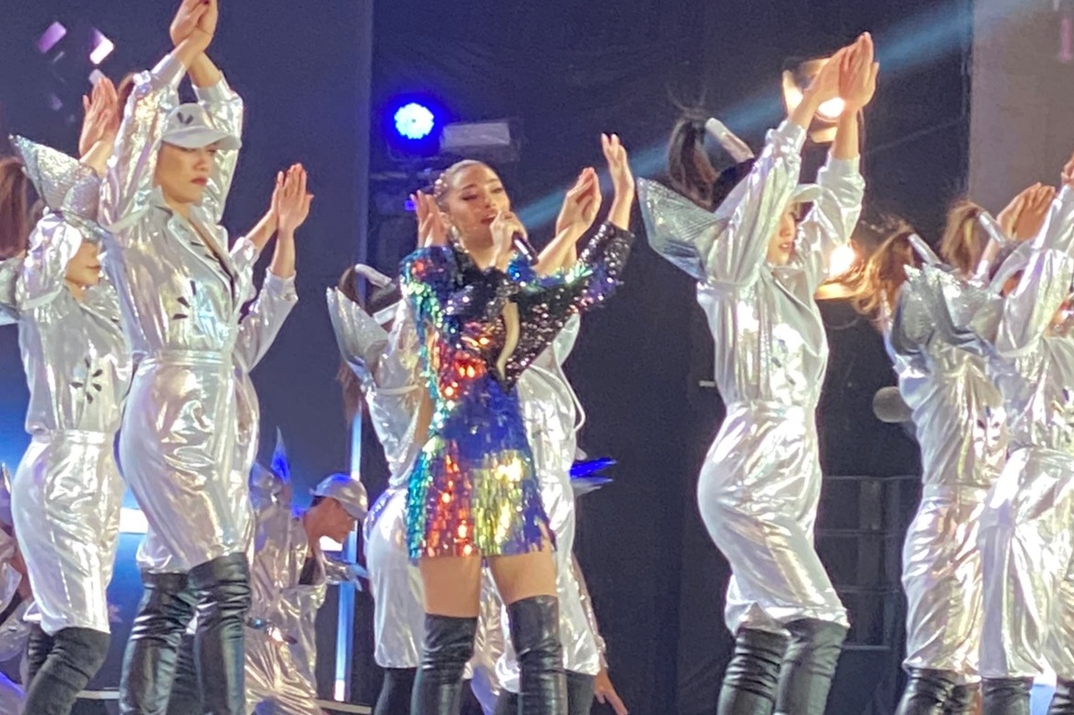 A hau Kieu Loan rap mo man chung ket Hoa hau Viet Nam 2020 hinh anh