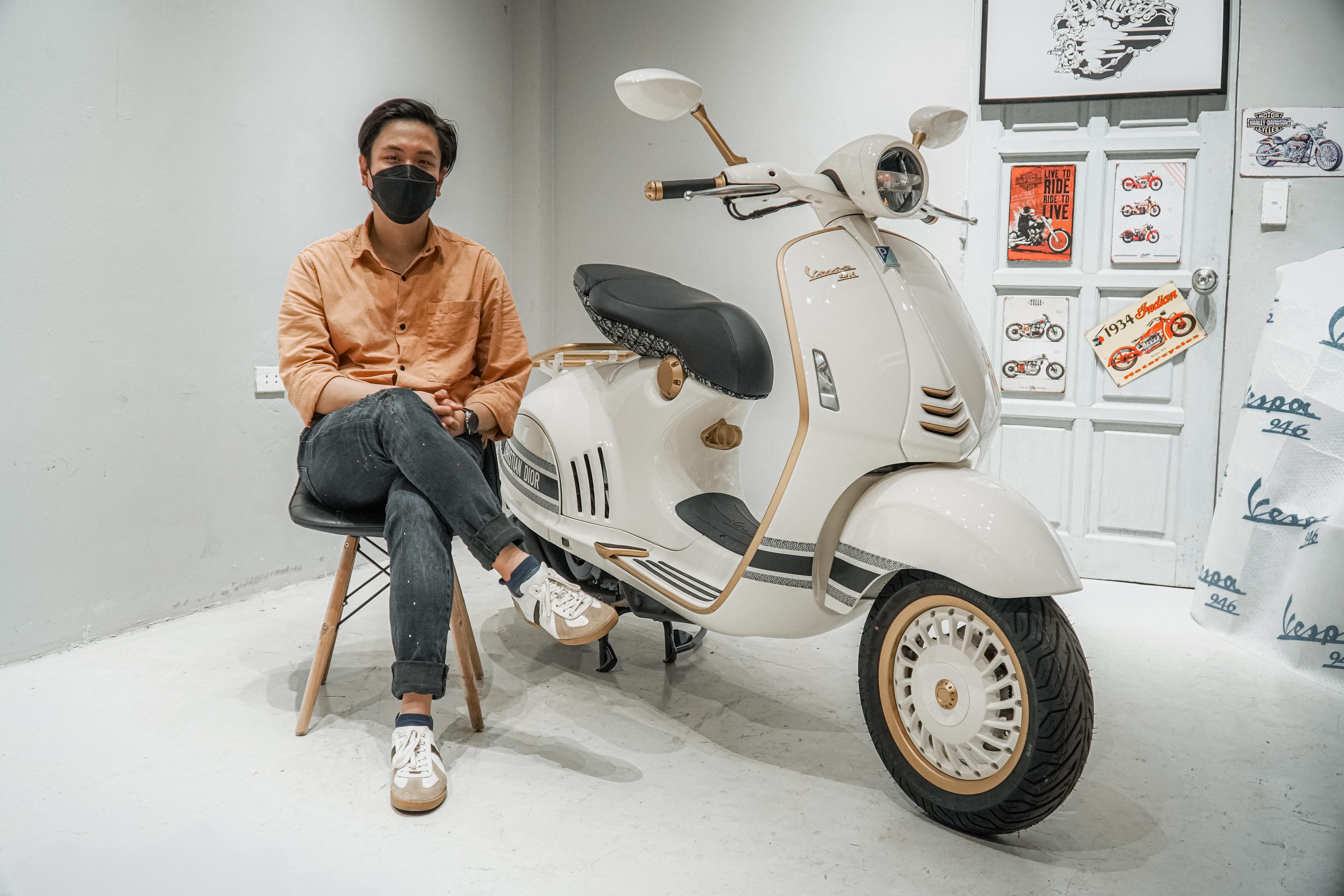 Vespa 946 Christian Dior gia gan 700 trieu dong co gi khac biet? hinh anh