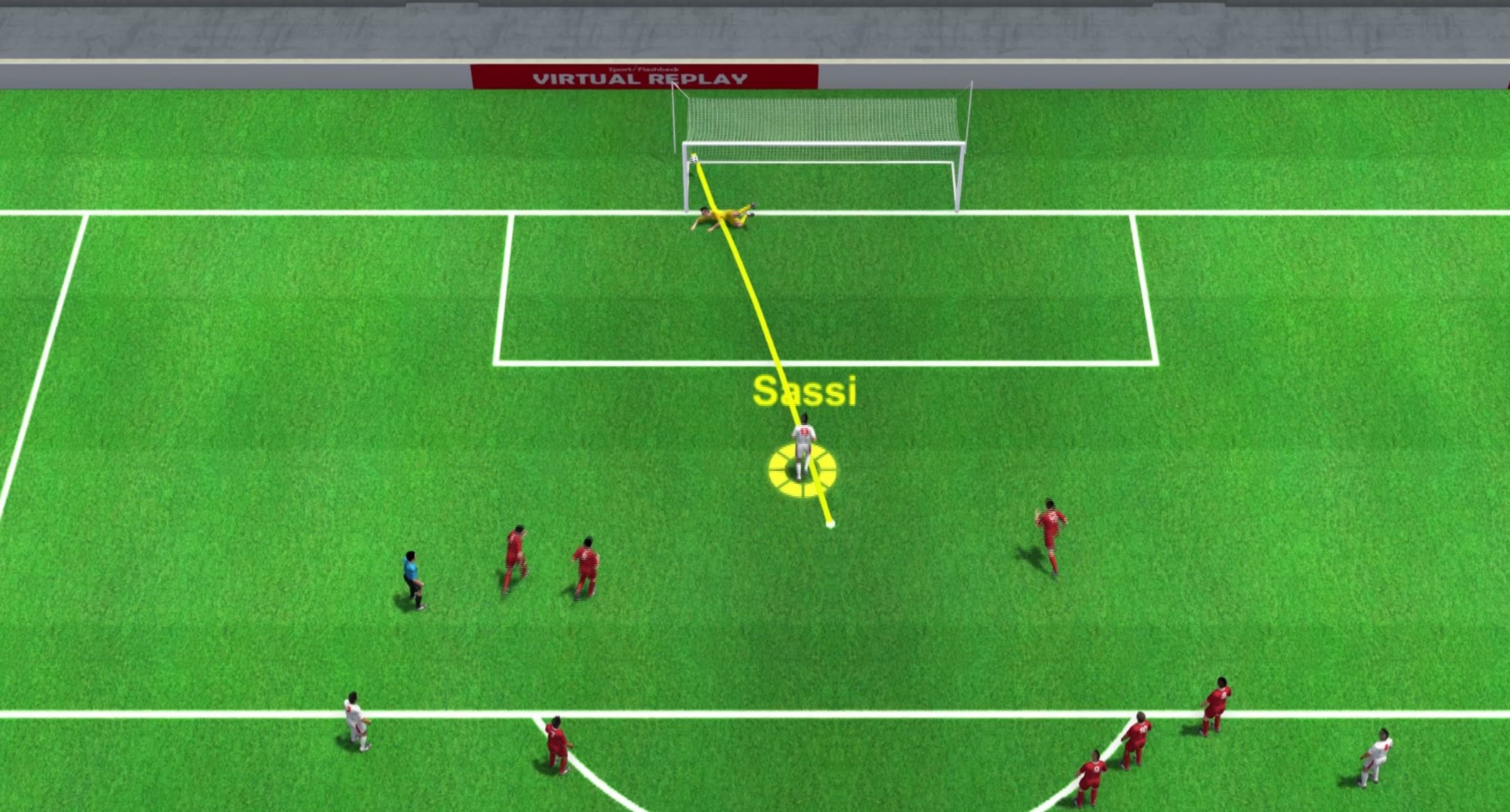 Qua penalty go hoa cho Tunisia vao luoi tuyen Anh duoi goc nhin 3D hinh anh