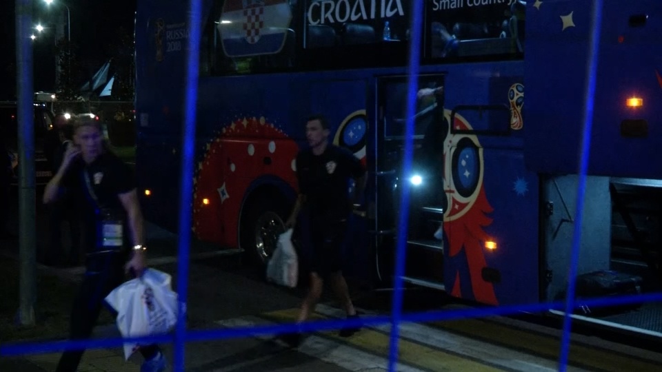 Doi tuyen Croatia tro ve khach san sau chien thang truoc chu nha hinh anh