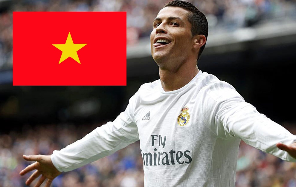 Cristiano Ronaldo tho lo uoc mo den Viet Nam hinh anh