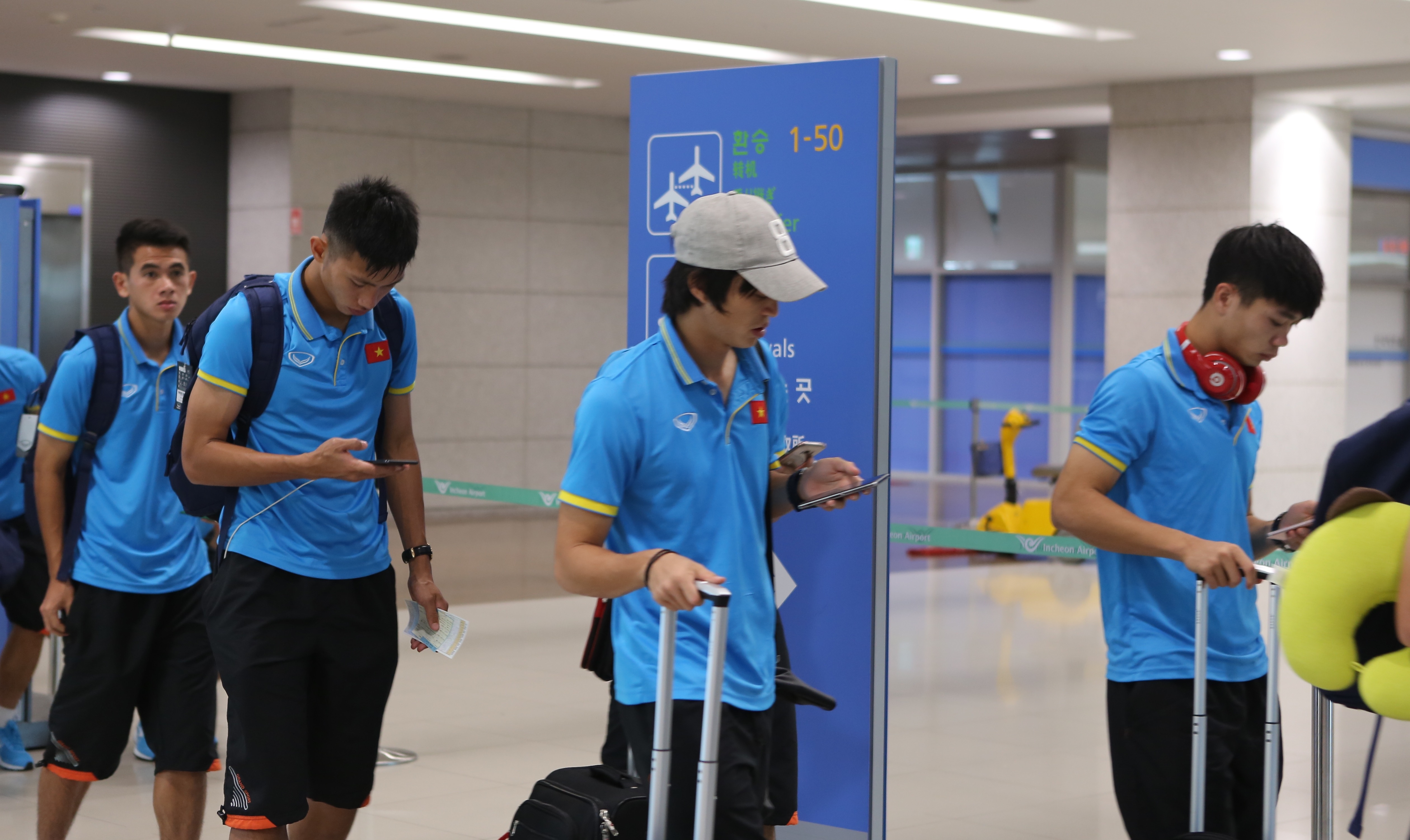 u22 việt nam hạ cánh hàn quốc ảnh 1 u22 viet nam ha canh han quoc anh 1