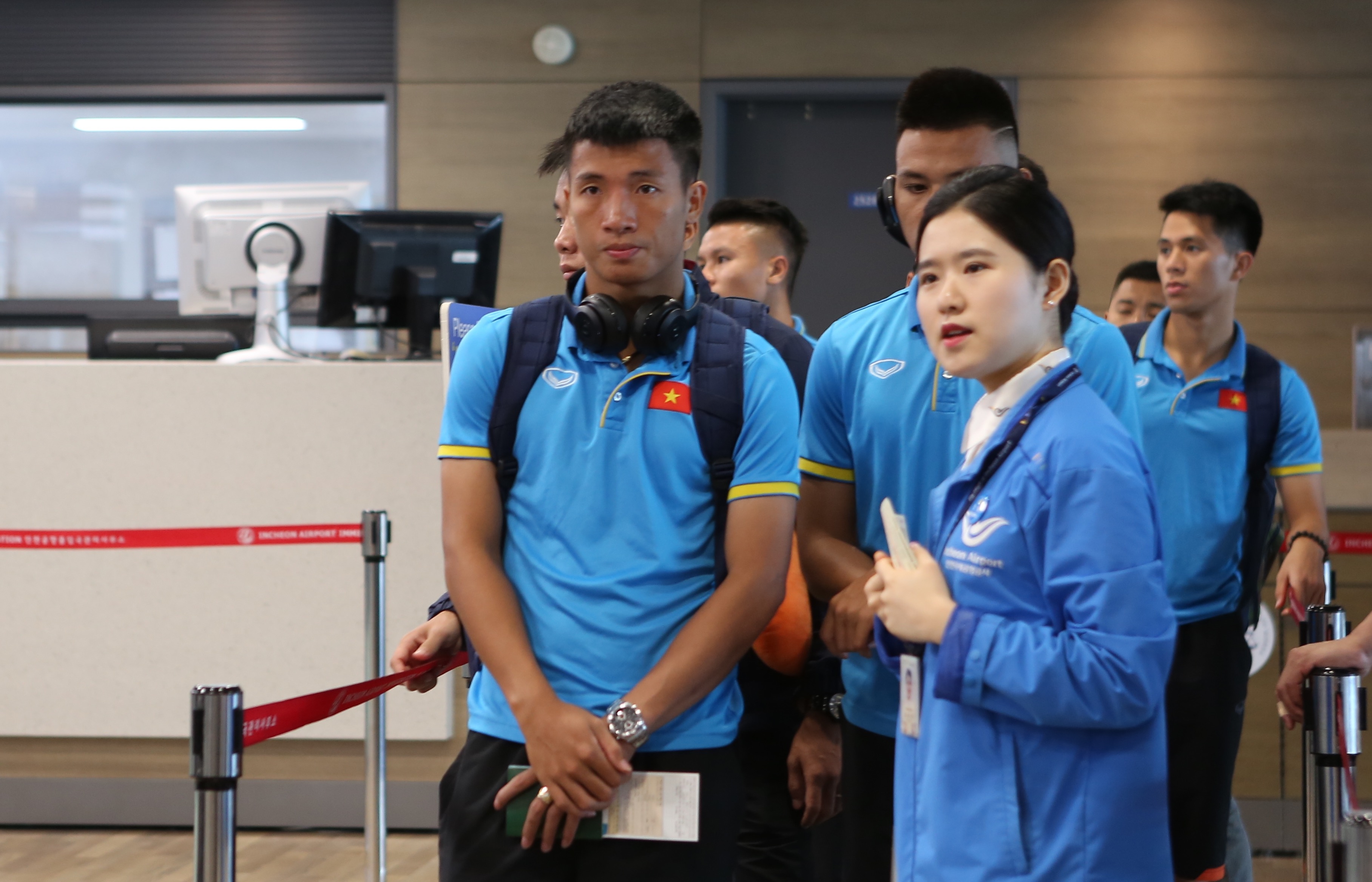 Cac cau thu U22 Viet Nam met moi sau khi ha canh hinh anh