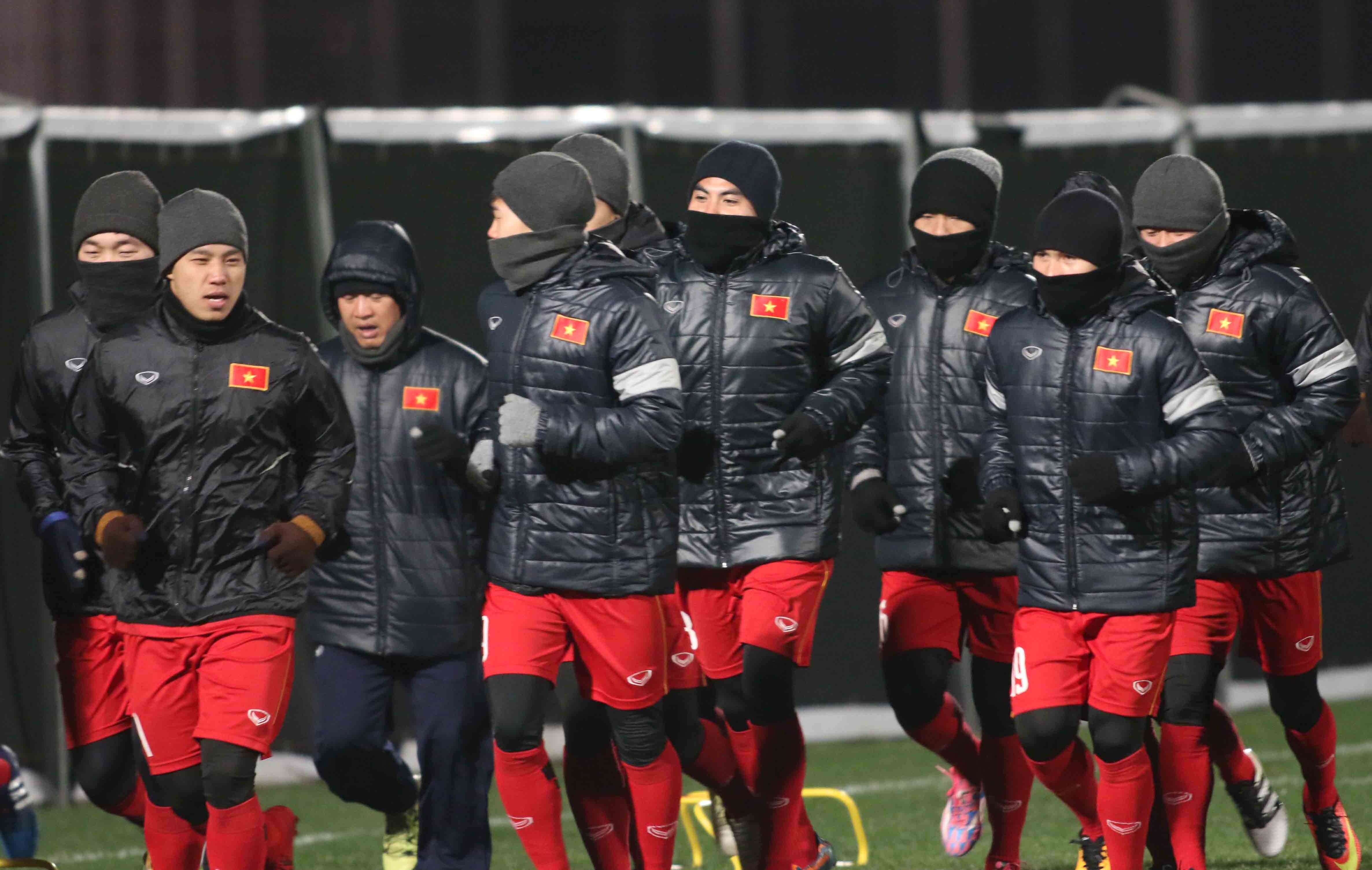 u23 viet nam tap luyen tai trung quoc anh 1