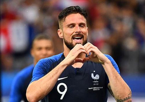Giroud ghi ban, DT Phap thang 2-0 truoc khi du World Cup hinh anh