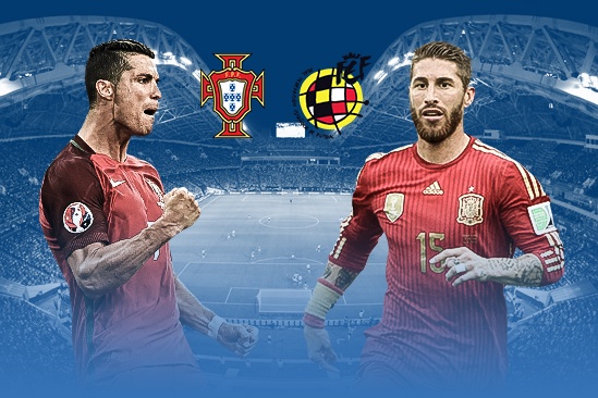 So sanh DT Bo Dao Nha va DT Tay Ban Nha: Ronaldo ganh ca doi hinh anh