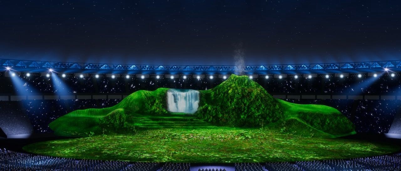 Khai mac ASIAD 2018 - buoi le hoanh trang cua Indonesia hinh anh