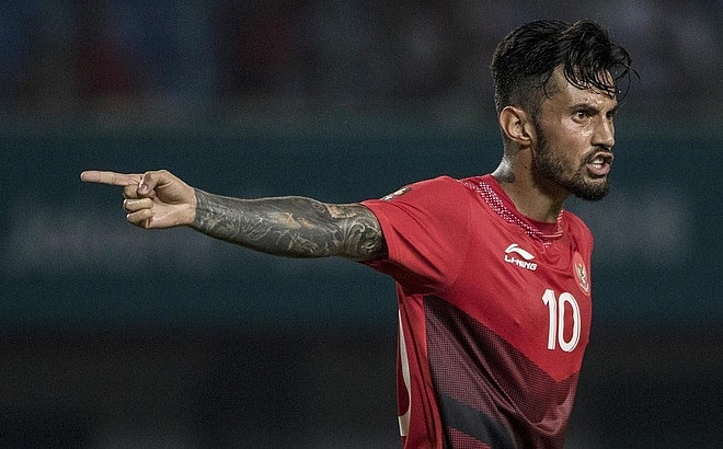 Olympic Indonesia thua UAE, bi loai ngay tren san nha hinh anh