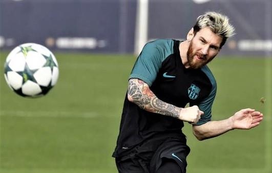 Tro lai sau chan thuong, Messi ghi ban de dang khi da tap hinh anh