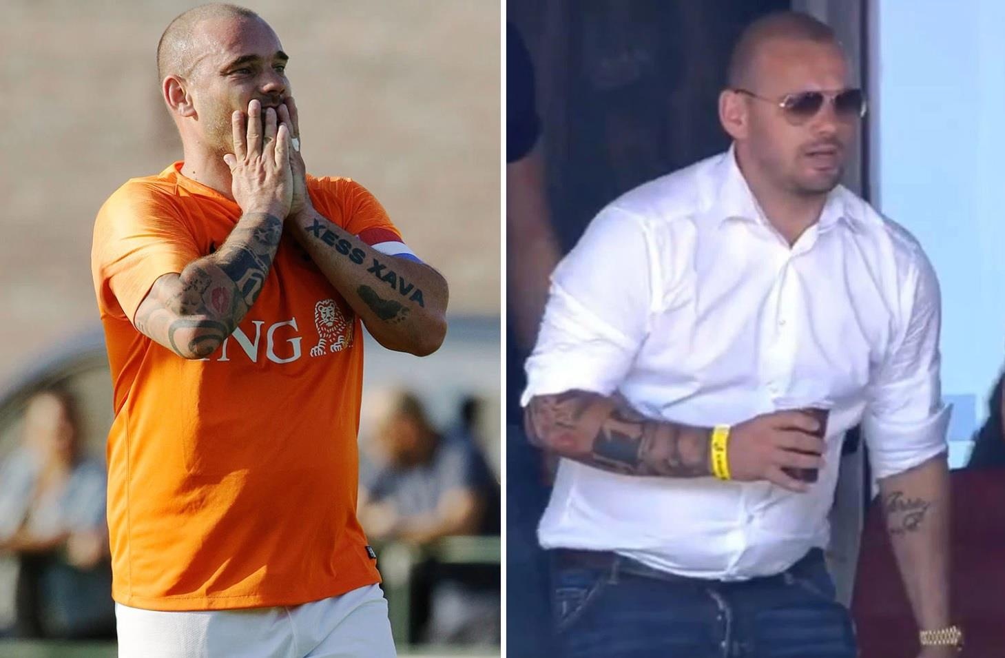 Sneijder phat phi chi hai tuan sau tuyen bo giai nghe hinh anh