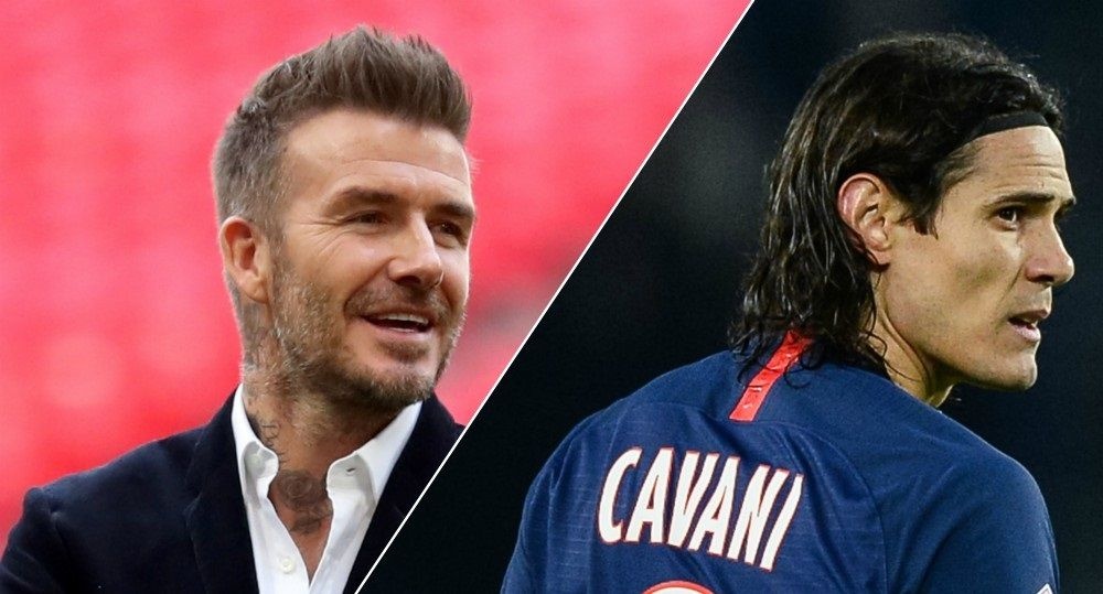 Doi bong cua David Beckham lien he chieu mo Cavani hinh anh