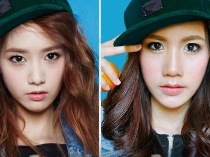 Hot girl Thai Lan hoa trang thanh Yoona hinh anh